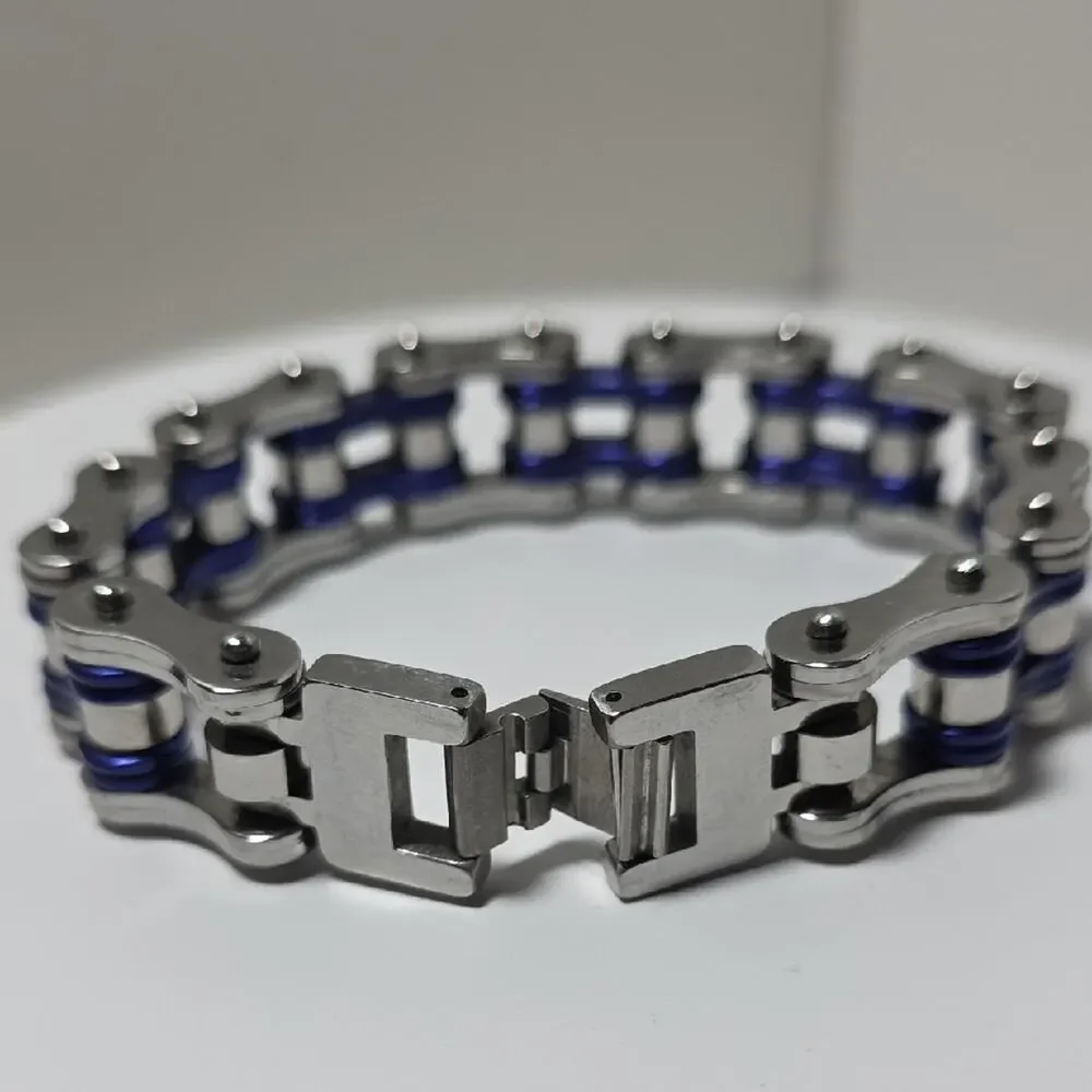 Stainless Steel Bike Chain Bracelet